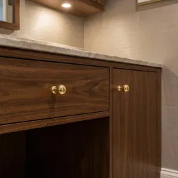 Úchytka knopka KAREN / Zlatá lesklá