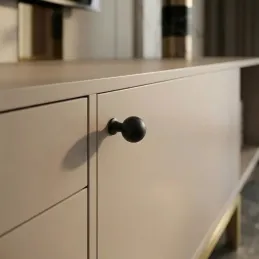 Úchytka knopka KAREN / Čierna matná