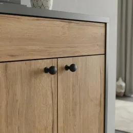 Úchytka knopka KAREN / Čierna matná