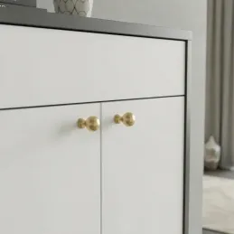 Úchytka knopka KAREN / Zlatá brúsená