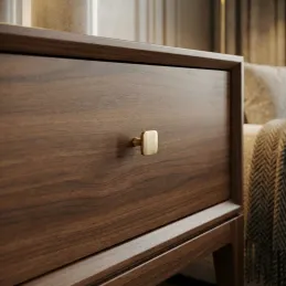 Úchytka knopka LANDRA / Zlatá brúsená