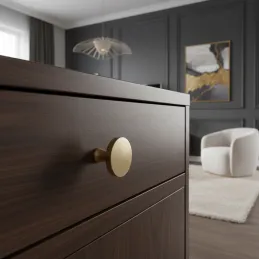 Úchytka knopka MAIRA / Zlatá brúsená