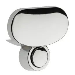 Držiak na sklo KAMALA / Lesklý chróm