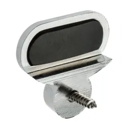 Držiak na sklo KAMALA / Lesklý chróm