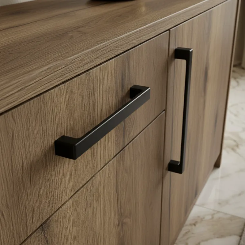 Úchytka LENA / Čierna matná