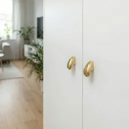 Úchytka knopka BEATRIZ / Zlatá brúsená