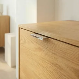 Úchytka na hranu dvierok DIAZ / Lesklý chróm