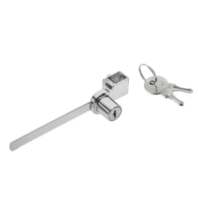 Zámok na posuvné sklenené dvierka / Nikel