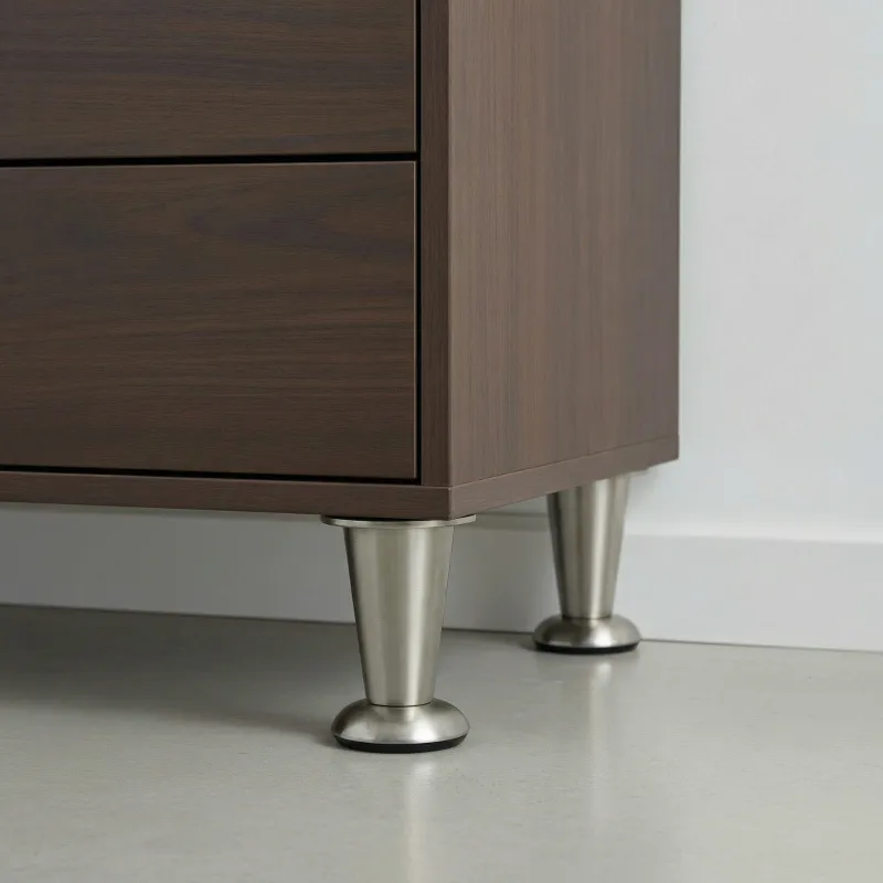 Nábytková nožička PALMA  / Nikel matný