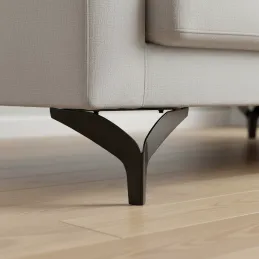 Nábytková nožička DELTA / Čierna matná