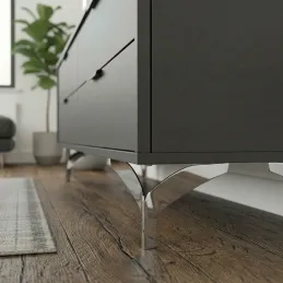 Nábytková nožička DELTA / Chróm lesklý