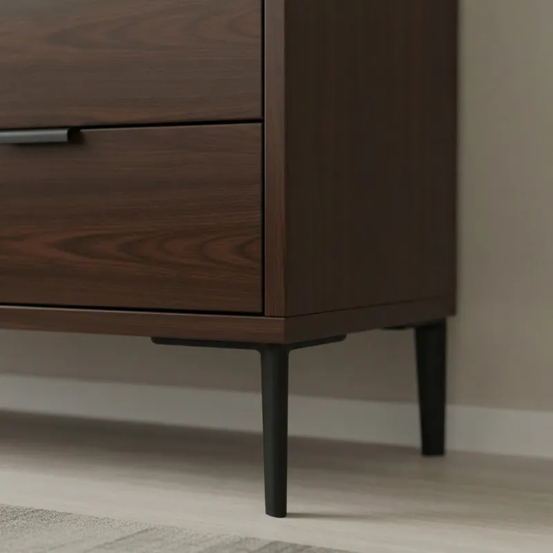 Nábytková nožička GOLEM / Čierna matná