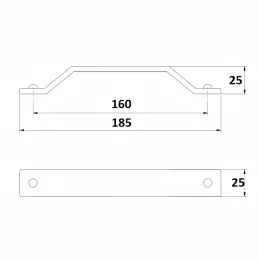 Úchytka LUCAS / Starostrieborná