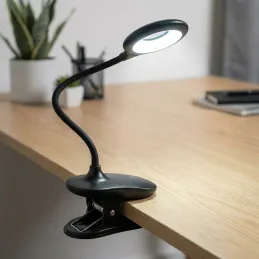 Stolová LED lampa s uchytením do stola 4W ALBO / Čierna