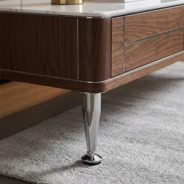 Nábytková nožička EUROPE / Chróm matný