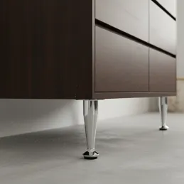 Nábytková nožička EUROPE / Čierna matná