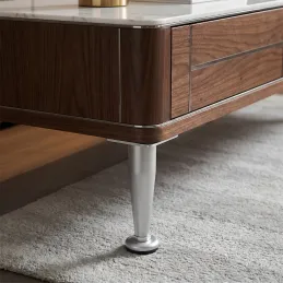 Nábytková nožička EUROPE / Čierna matná