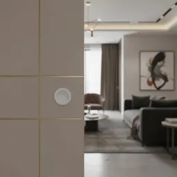 Úchytka na zafrézovanie STELLA / Biela matná