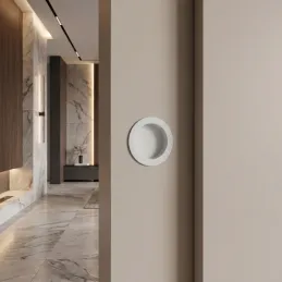 Úchytka na zafrézovanie STELLA / Biela matná