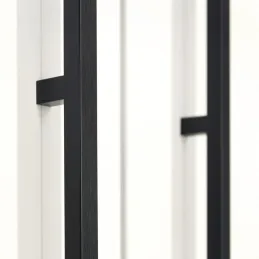 Šatníková úchytka ALEA / Čierna matná