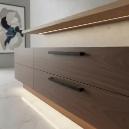 Úchytka OMEGA / Čierna matná