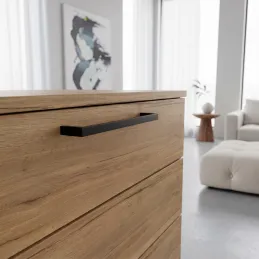 Úchytka OMEGA / Čierna matná