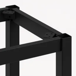 Stolová konštrukcia ROXA / Čierna matná