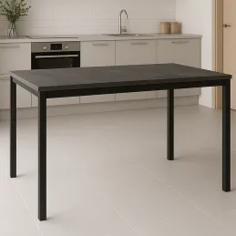 Stolová konštrukcia ROXA / Čierna matná