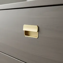 Úchytka na zafrézovanie RAMONA / Zlatá brúsená