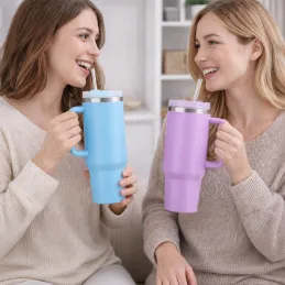 Termo pohár na nápoje TROPHY 1200 ml / Fialová