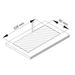 Elektrická zásuvková lišta EUROBOX 2x230V + 1xUSB C+A FRENCH / Čierna matná