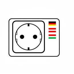 Elektrická zásuvková lišta EUROBOX 2x230V + 1xUSB C+A SCHUKO / Čierna matná