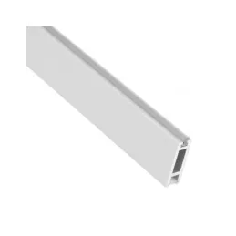 Vešiaková tyč 1m SLIM na LED pásik s koncovkami / Hliník