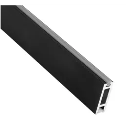 Vešiaková tyč 1m SLIM na LED pásik s koncovkami / Hliník