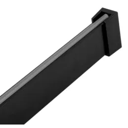 Vešiaková tyč 1m SLIM na LED pásik s koncovkami / Hliník