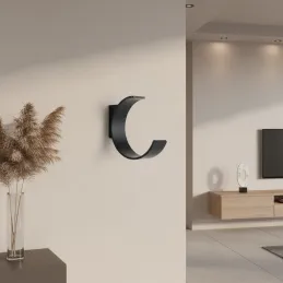 Luxusný vešiak RINGO / Čierna matná