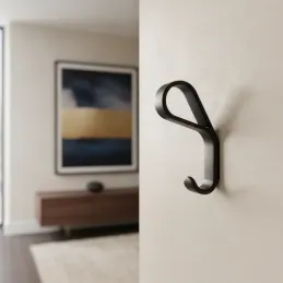 Luxusný vešiak DROP / Čierna matná