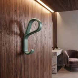 Luxusný vešiak DROP / Pastelovo zelená
