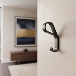 Luxusný vešiak DROP / Tmavohnedá