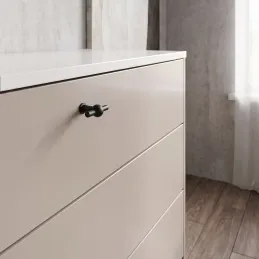 Úchytka knopka MAREA / Čierna matná
