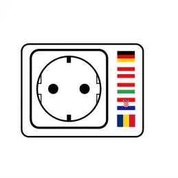 Interiérová zásuvková lišta CORNER SCHUKO 2x 230V + USB A-C / Nerez