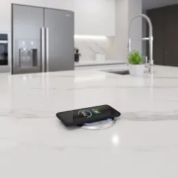 Automatická výsuvná elektrická zásuvka ASTRA SCHUKO 3x230V + 2xUSB A-C / Hliník