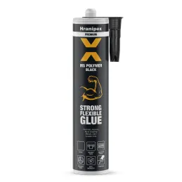 Lepidlo MS POLYMER 290 ml s okamžitou fixáciou / Čierna