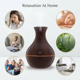 LED aróma difúzor AROMA / Orech tmavý