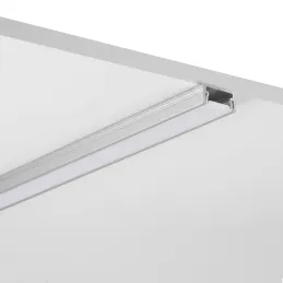 Hliníková lišta ZARIA na LED osvetlenie s transparentnou krytkou / Hliník