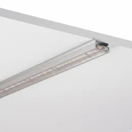 Hliníková lišta ZARIA na LED osvetlenie s transparentnou krytkou / Hliník