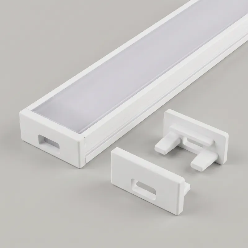 Koncovka na LED profil ZARIA - s dierou / Biela matná