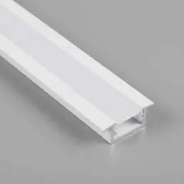 Zafrézovacia hliníková lišta ZARIA na LED osvetlenie s mliečnou krytkou / Hliník