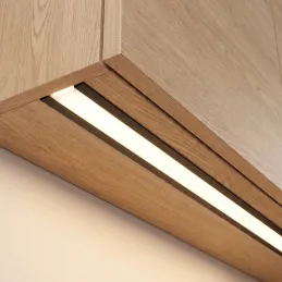 Zafrézovacia hliníková lišta ZARIA na LED osvetlenie s transparent krytkou / Hliník