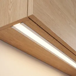 Zafrézovacia hliníková lišta ZARIA na LED osvetlenie s transparent krytkou / Hliník